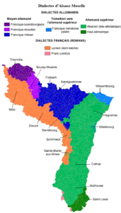 Carte langues régionales