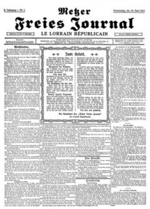 Histoire Républicain Lorrain